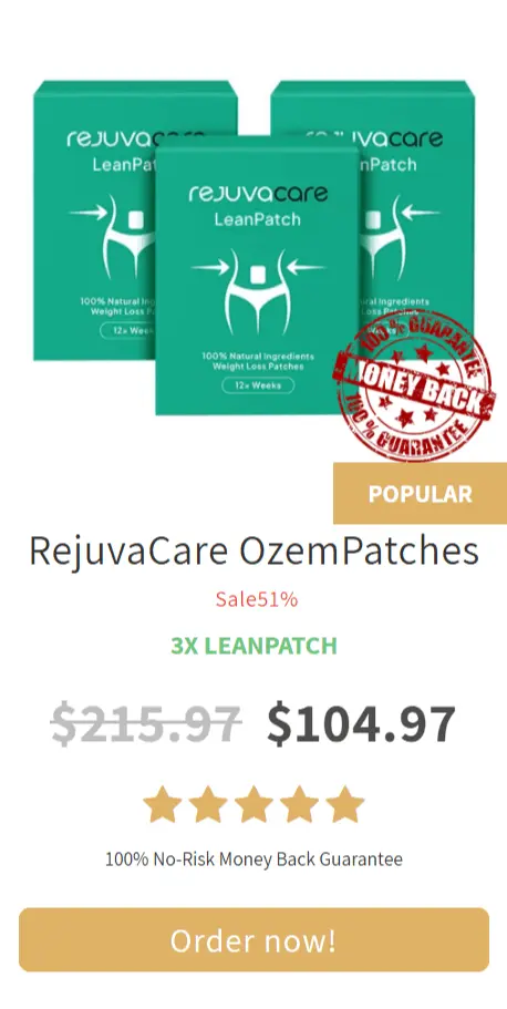 RejuvaCare OzemPatch offer price
